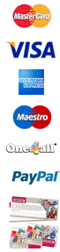 We accept Visa, Mastercard, American Express, Maestro, Paypal and iSUBSCRiBE Gift Cards