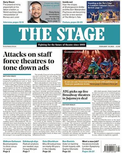 The Stage Print And Digital Newspaper