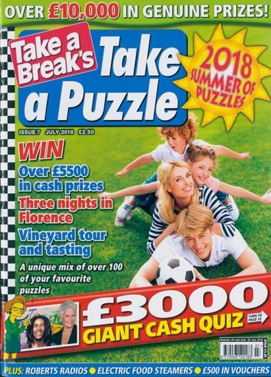 Take a Break's Take a Puzzle magazine cover