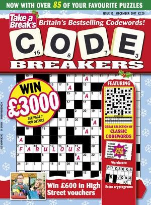 Take A Break's Codebreakers magazine cover
