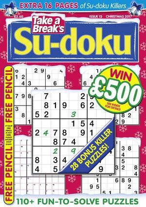 Take A Break's Sudoku magazine cover