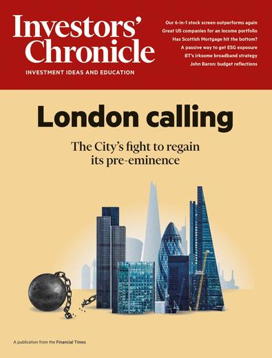Investors' Chronicle- Print + digital magazine cover