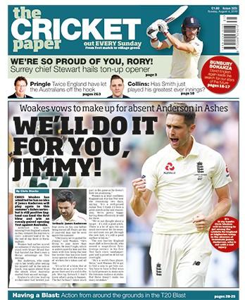 The Cricket Paper newspaper cover