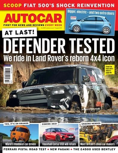 Autocar magazine cover