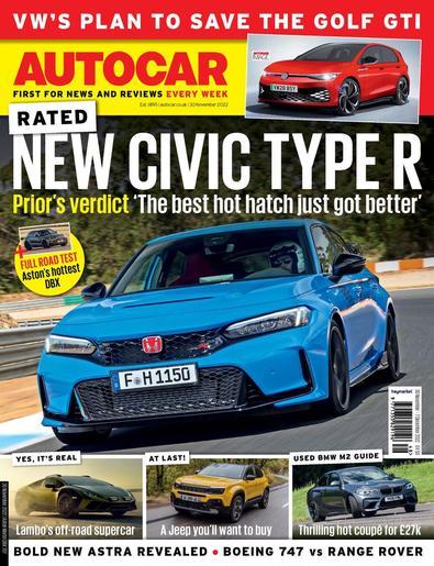 Autocar Print & Digital magazine cover