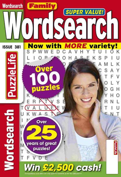 Family Wordsearch magazine cover
