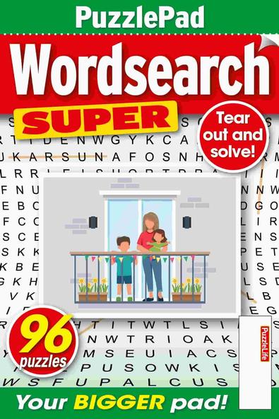 PuzzleLife PuzzlePad Wordsearch Super magazine cover