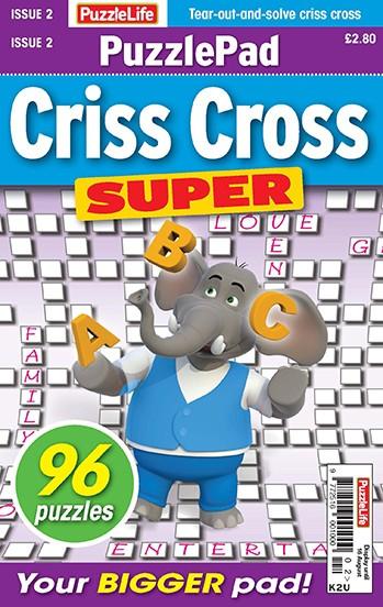 PuzzleLife PuzzlePad Criss Cross Super magazine cover