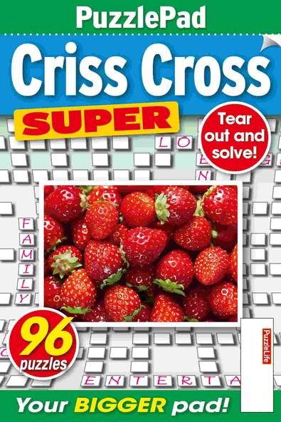 PuzzleLife PuzzlePad Criss Cross Super magazine cover