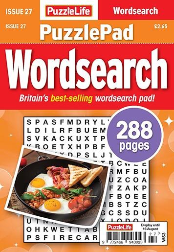 PuzzleLife PuzzlePad Wordsearch magazine cover