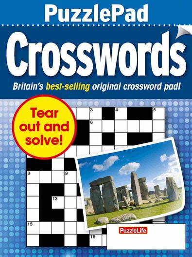 PuzzleLife PuzzlePad Crosswords magazine cover