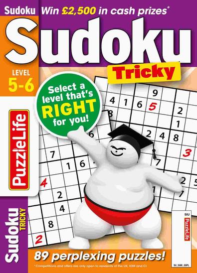 PuzzleLife Sudoku Tricky 5-6 magazine cover