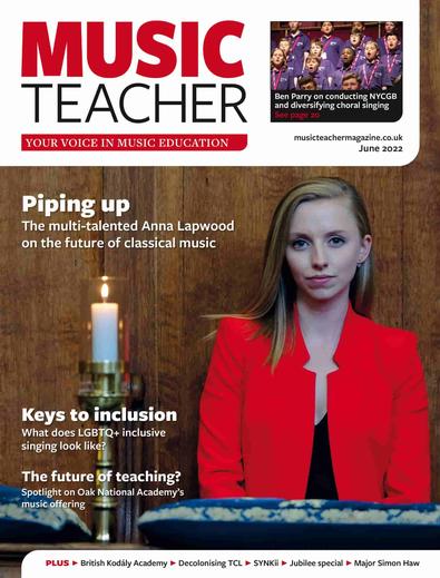 Music Teacher magazine cover