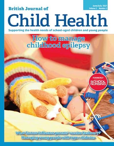 The British Journal of Child Health magazine cover