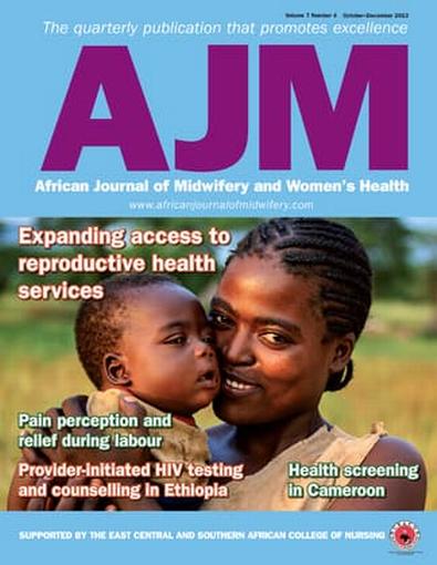 African Journal of Midwifery and Women's Health magazine cover