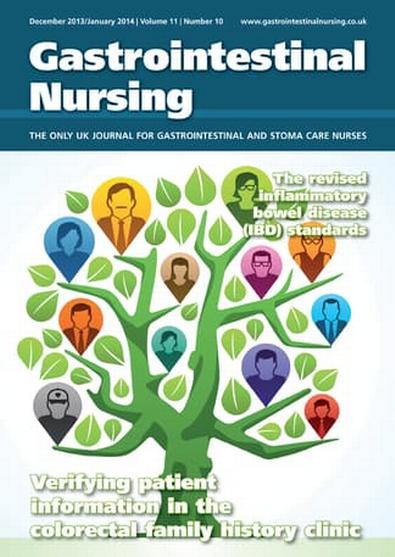 Gastrointestinal Nursing magazine cover