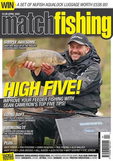 Match Fishing magazine cover
