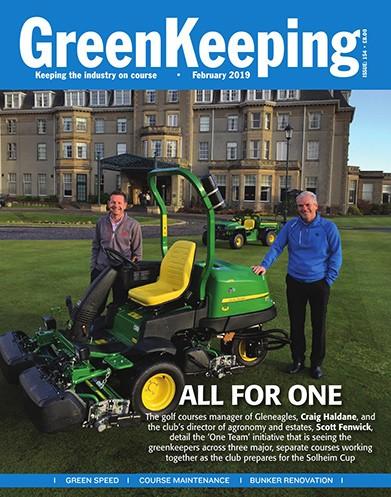 Greenkeeping magazine cover