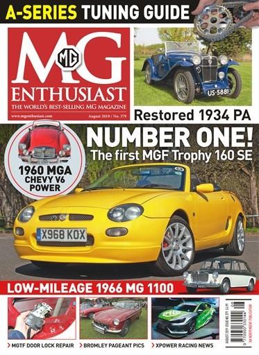 MG Enthusiast magazine cover