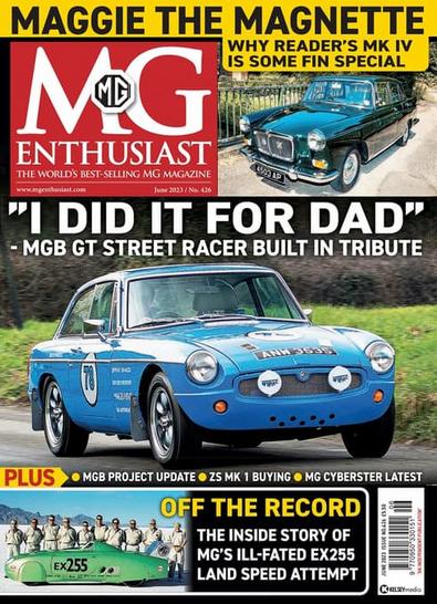 MG Enthusiast magazine cover
