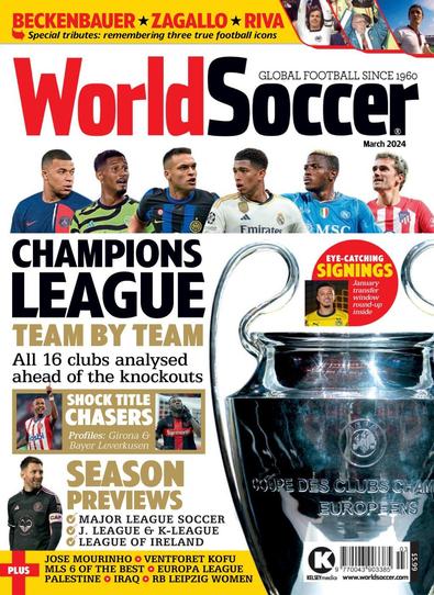 World Soccer magazine cover