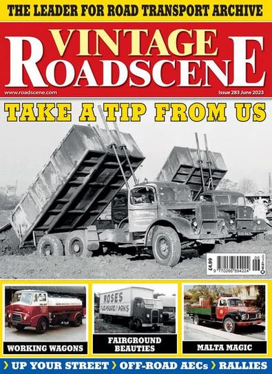 Vintage Roadscene magazine cover
