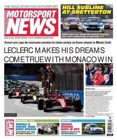 Motorsport News magazine cover