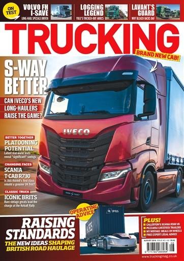 Trucking magazine cover