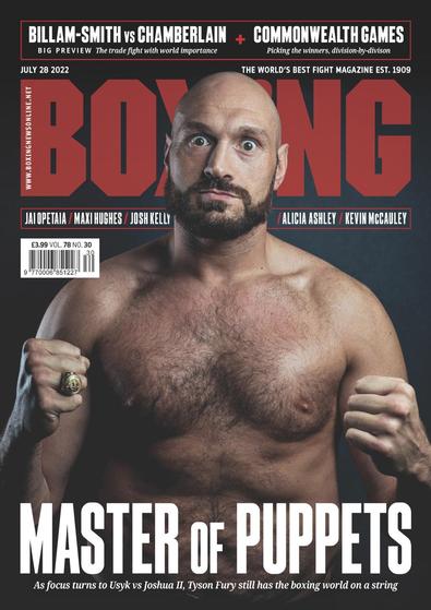 Boxing News magazine cover