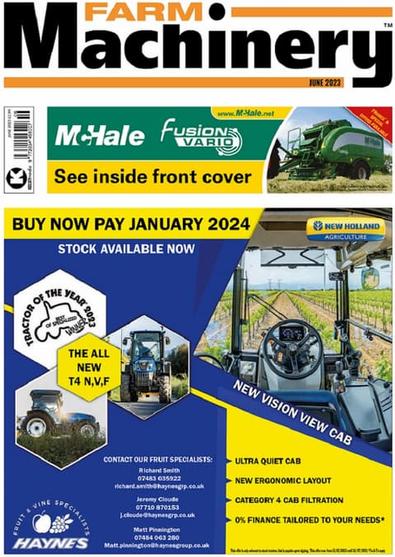 Farm Machinery magazine cover