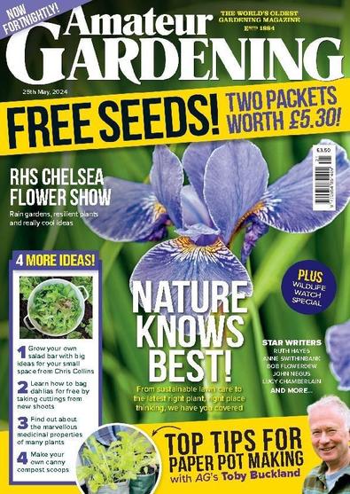 Amateur Gardening magazine cover