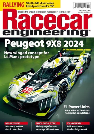 Racecar Engineering magazine cover