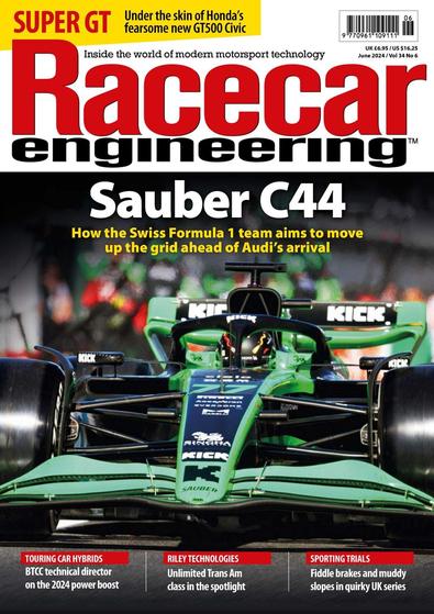Racecar Engineering magazine cover