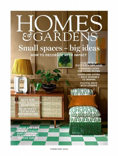 Homes & Gardens magazine cover