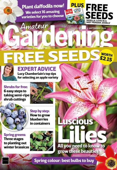 Amateur Gardening magazine cover