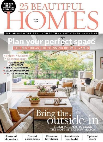 25 Beautiful Homes magazine cover