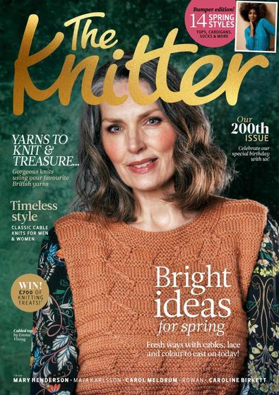 The Knitter magazine cover