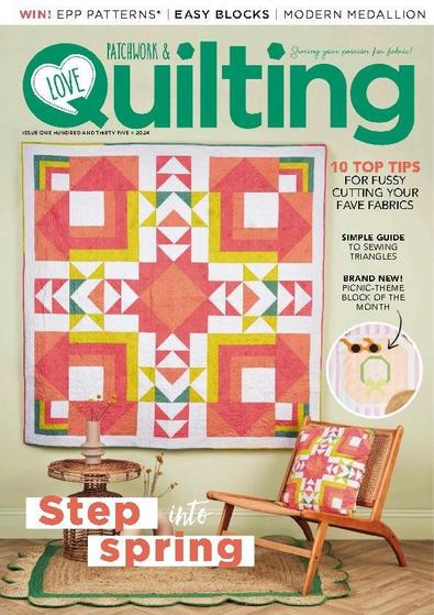 Love Patchwork & Quilting magazine cover