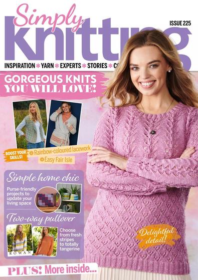 Simply Knitting magazine cover