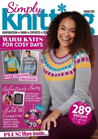 Simply Knitting magazine cover