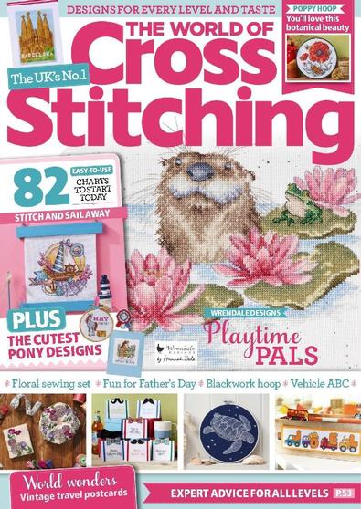 The World of Cross Stitching magazine cover