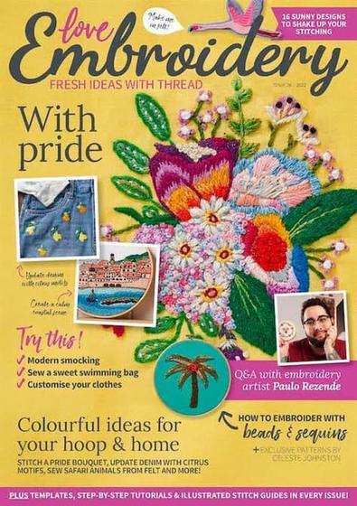Love Embroidery magazine cover