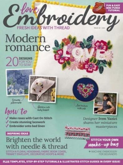 Love Embroidery magazine cover