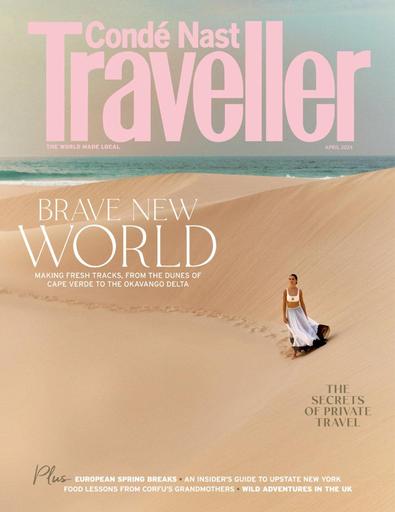 Conde Nast Traveller digital cover