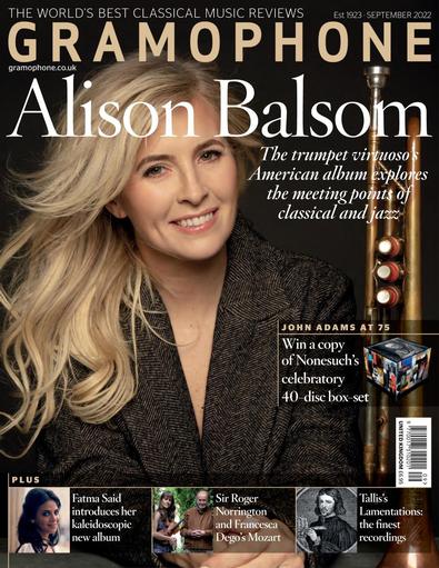 Gramophone Magazine digital cover
