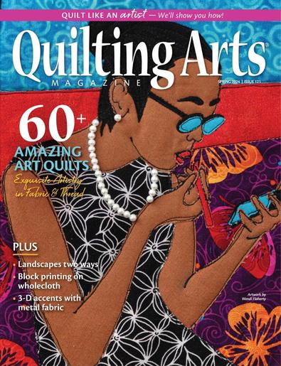 Quilting Arts Magazine digital cover