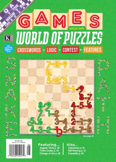 Games World of Puzzles digital cover