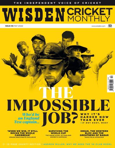Wisden Cricket Monthly digital cover
