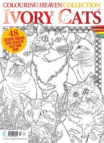 Colouring Heaven Collection. Ivory Cats cover