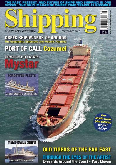 Shipping Today and Yesterday magazine cover